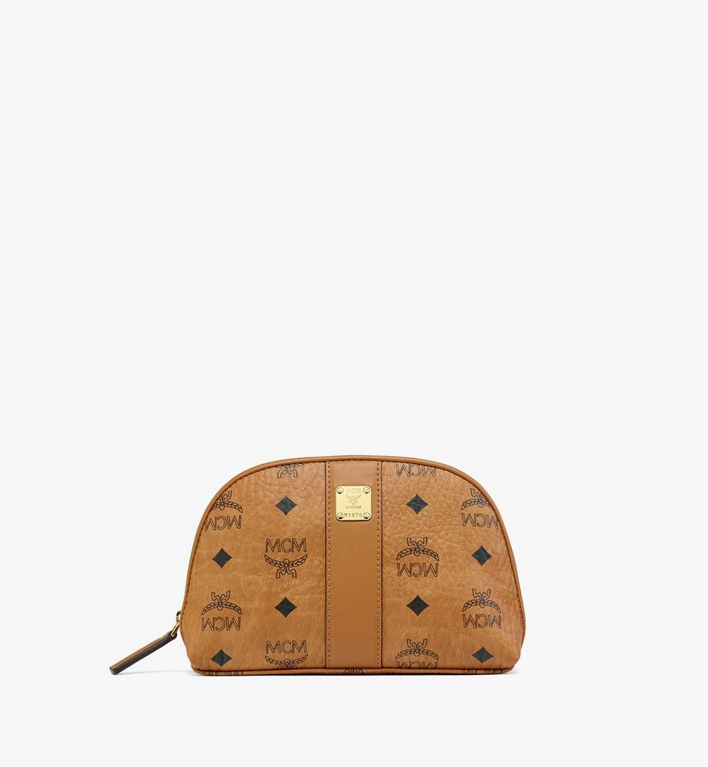 Aren Cosmetic Pouch in Visetos COGNAC Medium