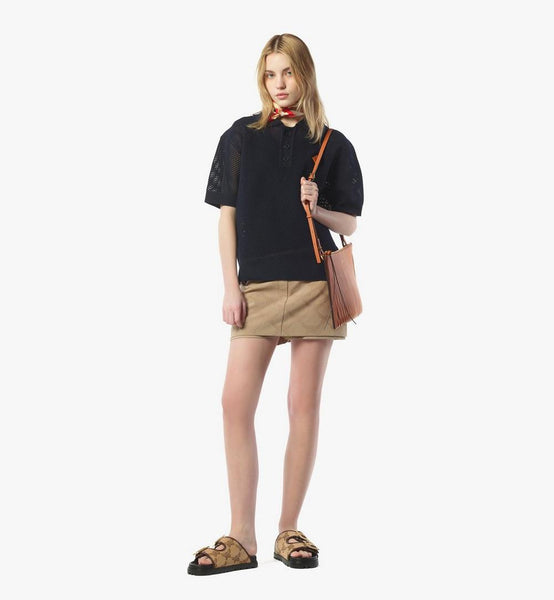 حقيبة كروس بودي أرين متوسطة من الجلد image 5