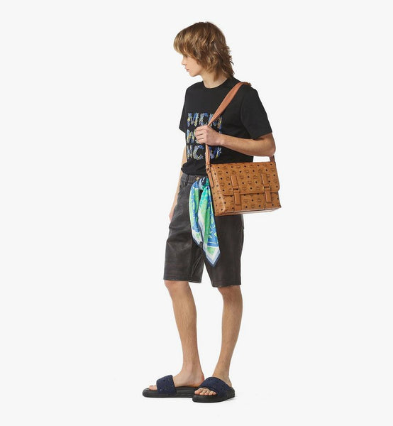 حقيبة مسنجر أرين متوسطة بنقشة فيسيتوس image 5