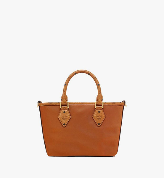 Aren Shopper in Recycled Nylon and Monogram Print Leather image 4