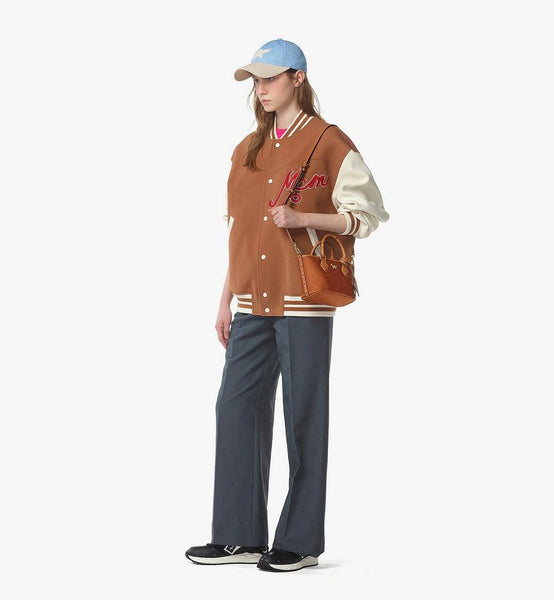 Aren Shopper in Recycled Nylon and Monogram Print Leather image 5