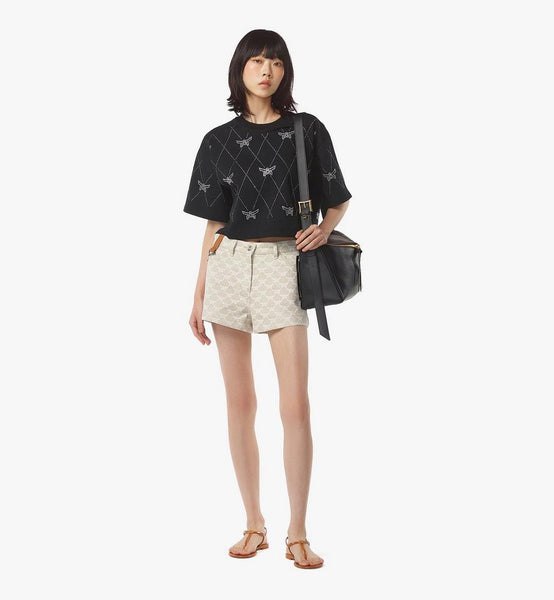 Diamond 3D Shoulder Bag in Calf Leather image 8