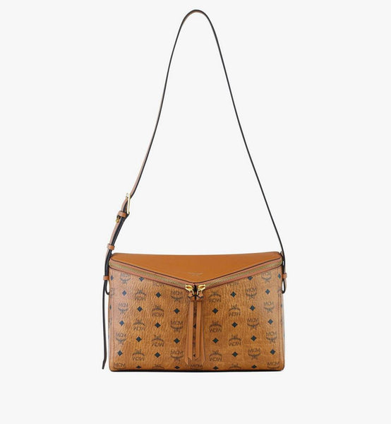 Diamond 3D Shoulder Bag in Visetos Leather Mix image 6
