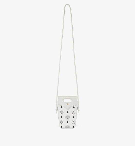Diamond Crossbody Pouch in Visetos Leather Mix image 5