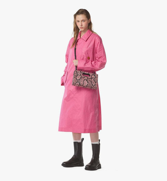 Diamond Tote in Python Print Coronet image 6