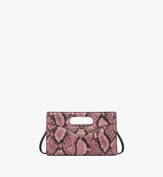 Diamond Tote in Python Print Coronet image 1
