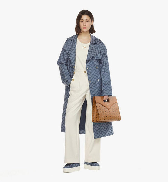 Diamond Tote in Visetos Leather Mix image 6