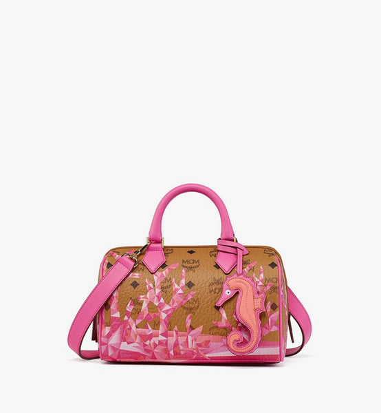 Ella Boston Bag in Cubic Coral Visetos image 1