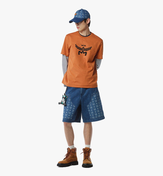 تي شيرت من القطن العضوي بنقشة شعار أوراق الغار image 6