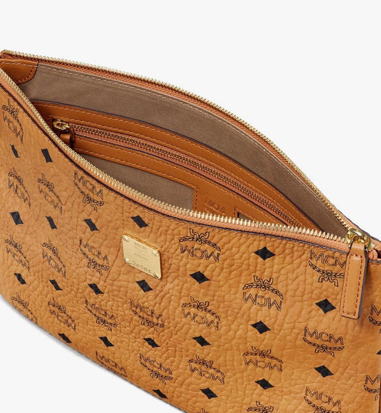 Wristlet Zip Pouch in Visetos Original image 3