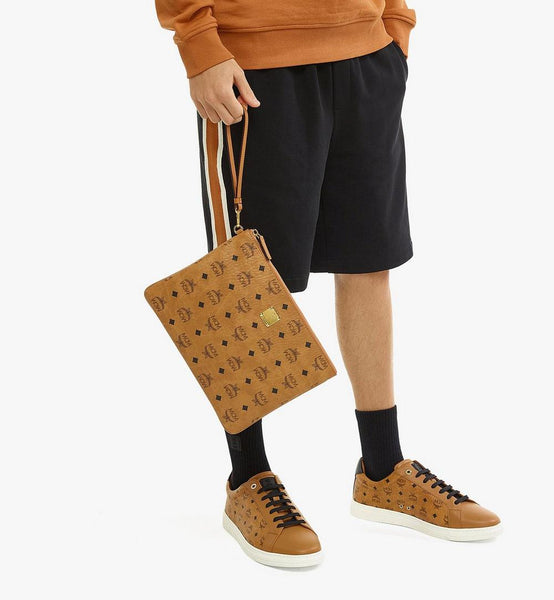 Wristlet Zip Pouch in Visetos Original image 7