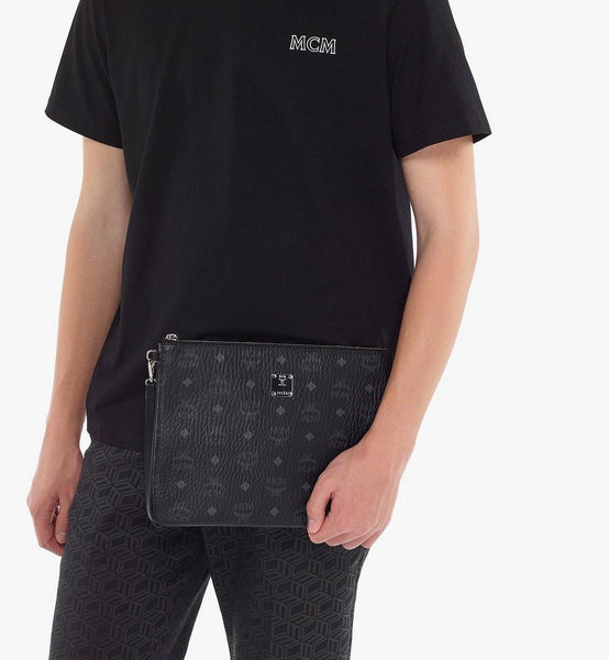 Wristlet Zip Pouch in Visetos Original image 5