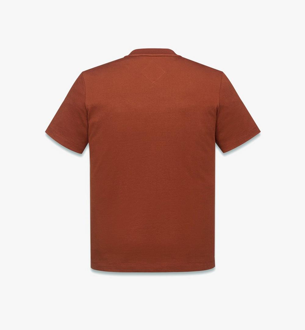 MHTGAMM024B00M-50th Anniversary T-Shirt in Organic Cotton|Cinnamon