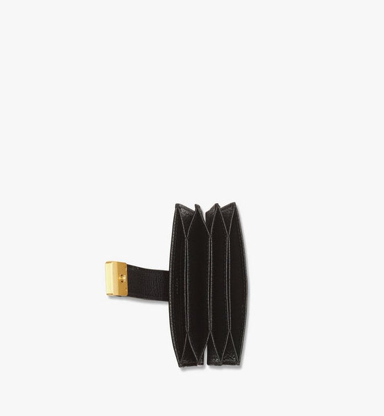 Aren Leather Card Case Mni Bk, One Size image 2