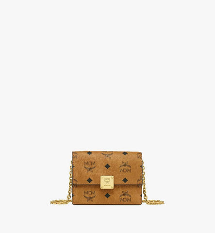 MYLFATA03CO001-AREN  VISETOS WALLET ON CHAIN, ONE SIZE|COGNAC