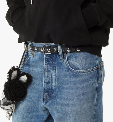 MXBGSTA05BK001-Aren 1" Belt in Galactic Gala Leather|