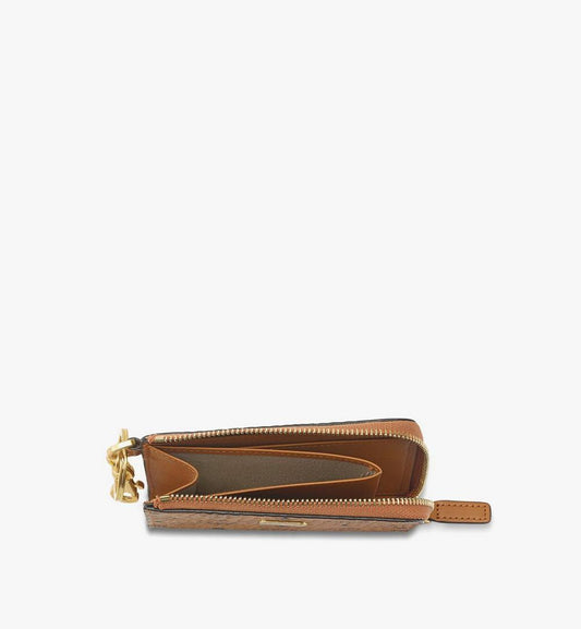 MYAGSTA01CO001-Aren Card Pouch in Visetos|COGNAC