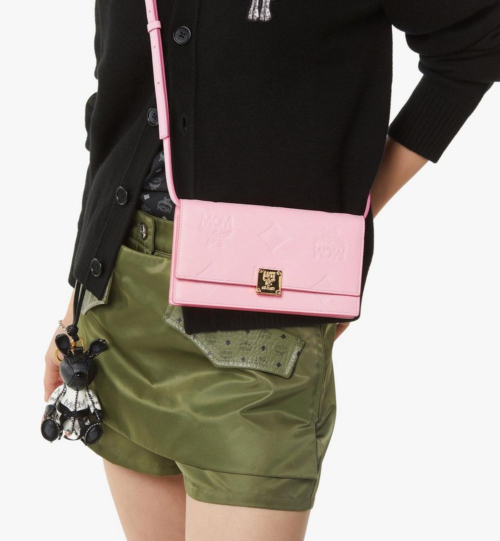 MYLGSTA01QA001-Aren Chain Wallet in Embossed Monogram Leather|LOTUS