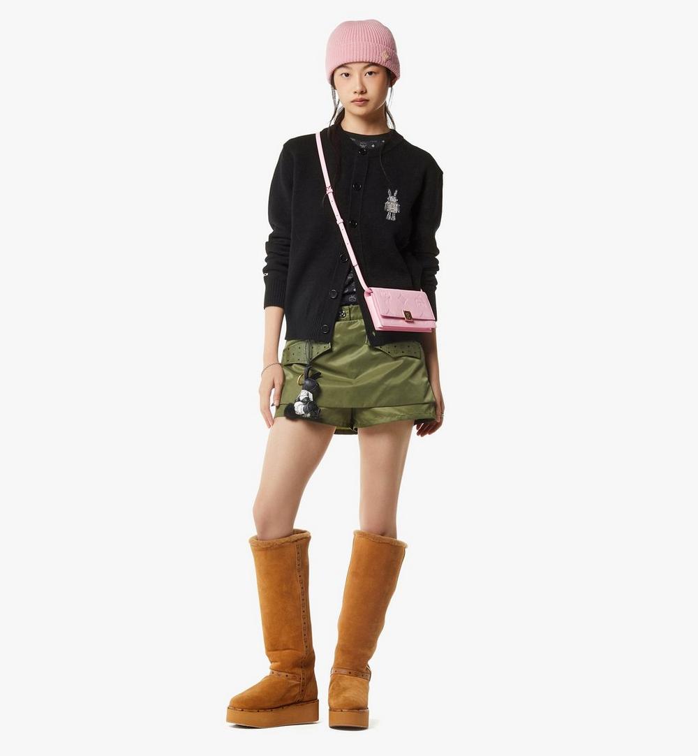 MYLGSTA01QA001-Aren Chain Wallet in Embossed Monogram Leather|LOTUS