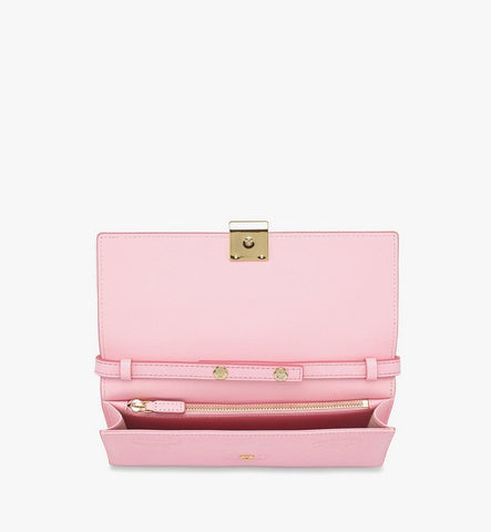 MYLGSTA01QA001-Aren Chain Wallet in Embossed Monogram Leather|LOTUS