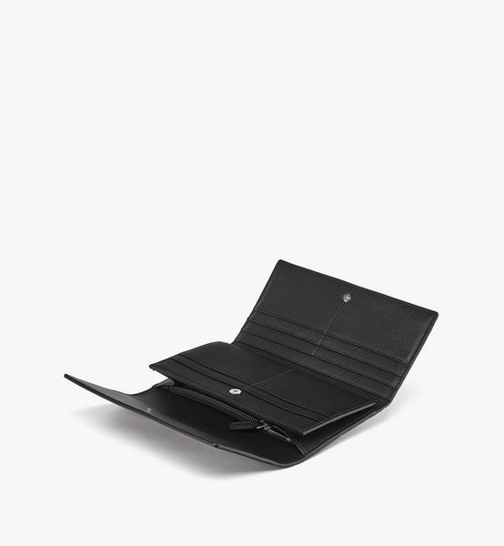 Aren Continental Wallet in Embossed Monogram Leather image 2