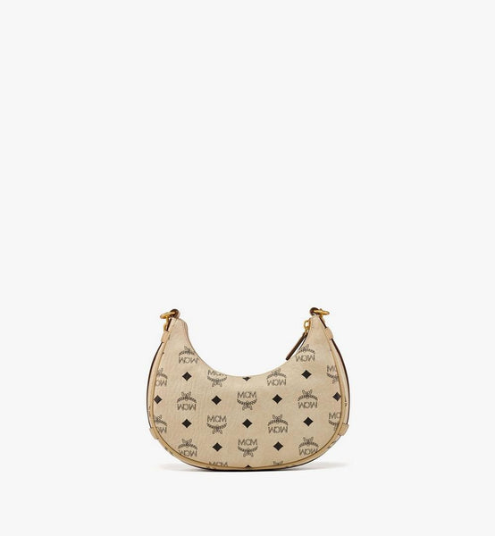 Aren Crescent Hobo Bag in Visetos image 4
