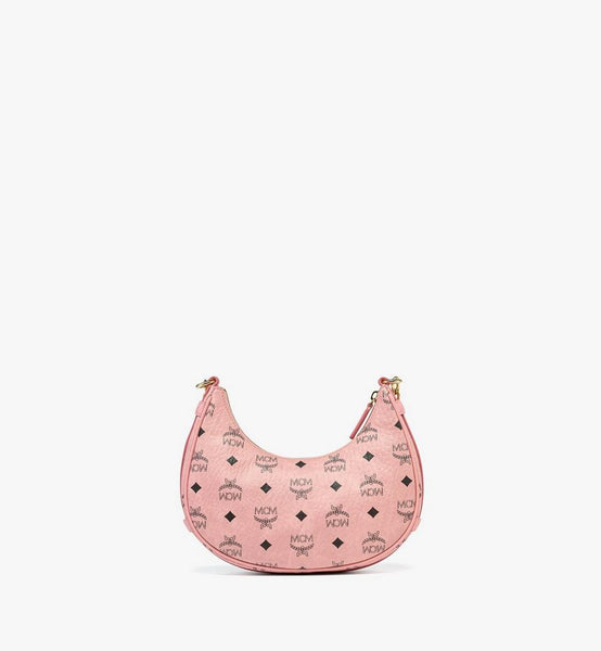 Aren Crescent Hobo Bag In Visetos image 4