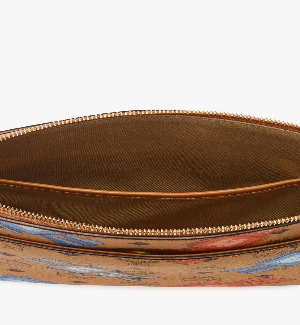 MYZGSTA02CO001-Aren Crossbody Pouch in Rabot Visetos|COGNAC VINTAGE