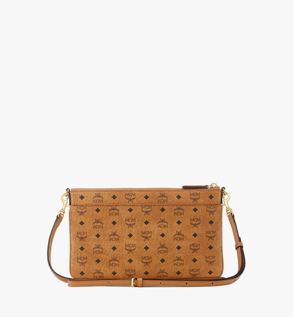 MYZGATA01CO001-Aren Crossbody Pouch in Visetos|Cognac