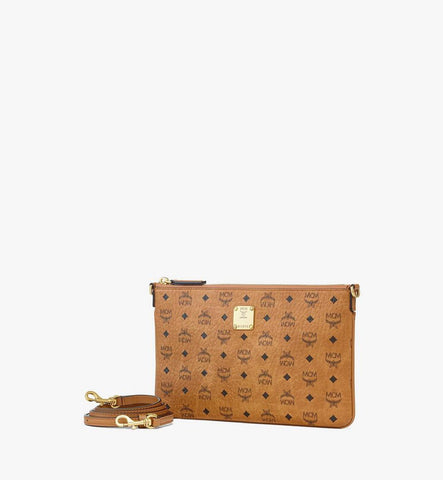 MYZGATA01CO001-Aren Crossbody Pouch in Visetos|Cognac