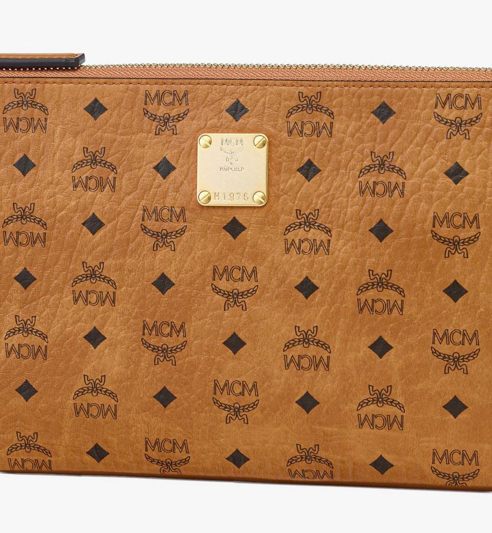 MYZGATA01CO001-Aren Crossbody Pouch in Visetos|Cognac