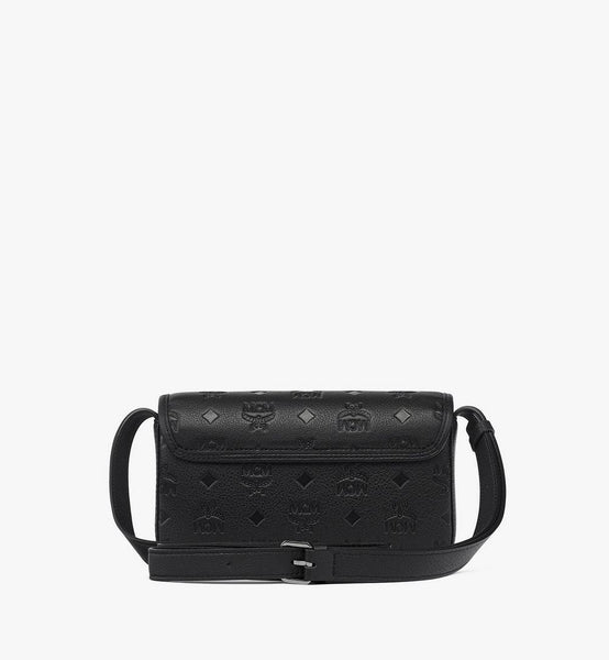Aren Crossbody Wallet in Embossed Monogram Leather image 4