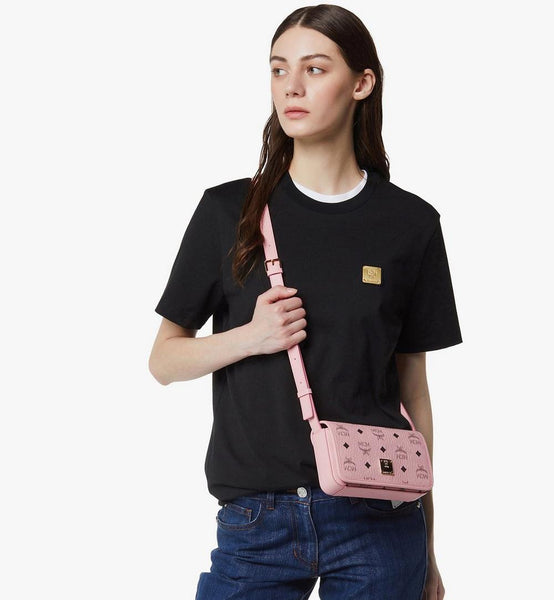Aren Crossbody Wallet in Visetos image 7