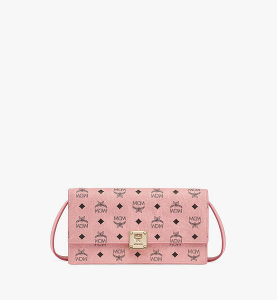 Aren Crossbody Wallet In Visetos image 1