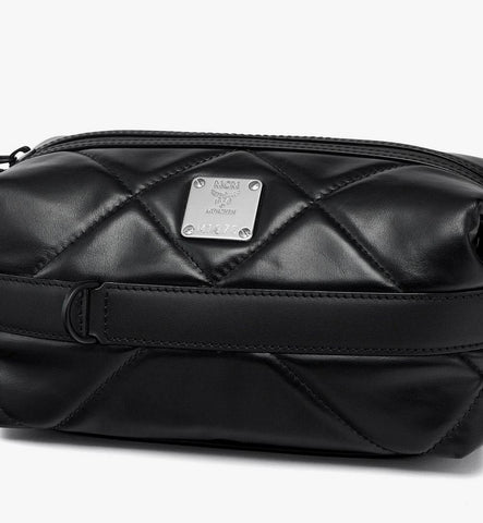 MMRGATA05BK001-Aren Crossbody in Diamond Quilted Leather|Black