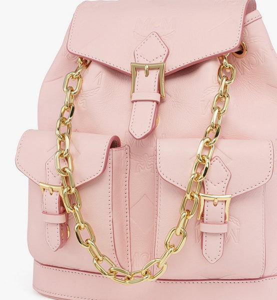 Aren Drawstring Backpack In Maxi Monogram Leather Small image 5