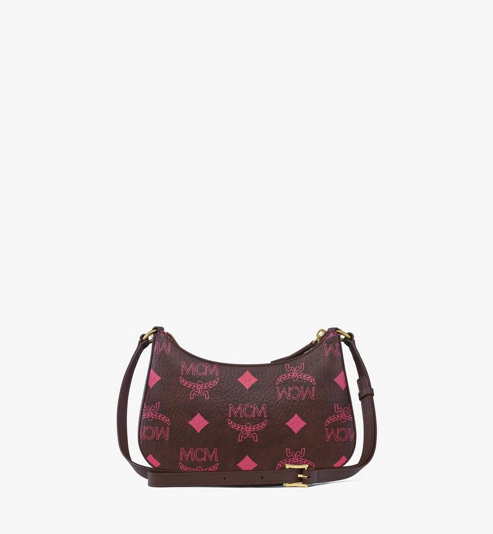 MWHGATA014B001-Aren Duo Hobo in Maxi Visetos and Calfskin|Cinnamon