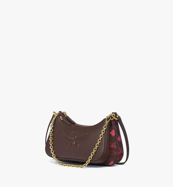 Aren Duo Hobo in Maxi Visetos and Calfskin image 2