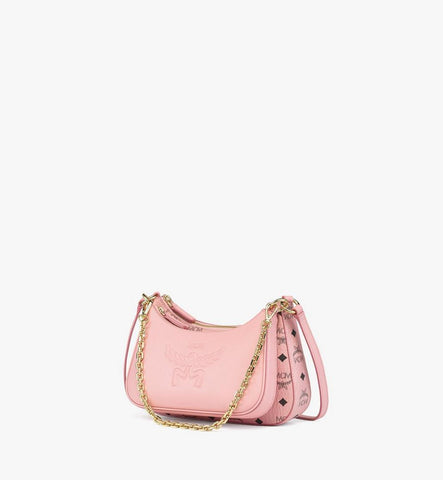 MWHGSTA04PZ001-Aren Duo Hobo in Visetos|SOFT PINK