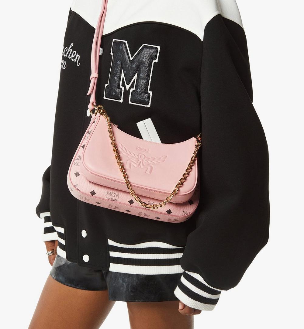 MWHGSTA04PZ001-Aren Duo Hobo in Visetos|SOFT PINK