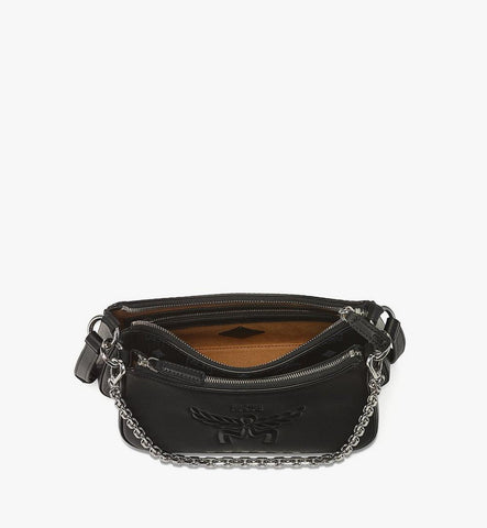 MWHGSTA04BK001-Aren Duo Hobo in Visetos|