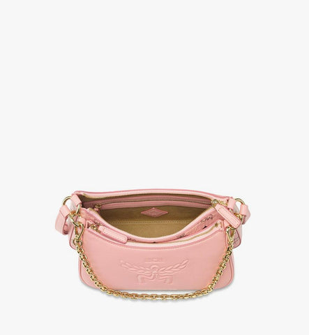 MWHGSTA04PZ001-Aren Duo Hobo in Visetos|SOFT PINK