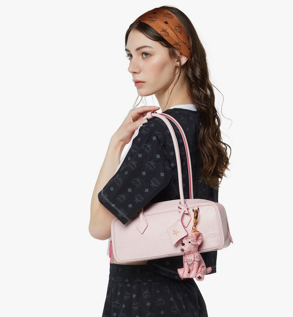 MWSGSTA01QA001-Aren East West Shoulder Bag in Maxi Monogram Leather|Lotus