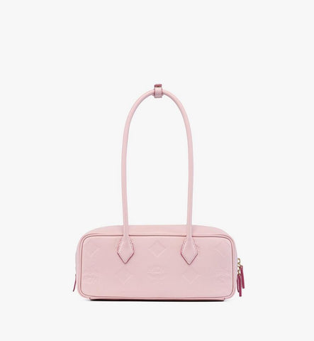 MWSGSTA01QA001-Aren East West Shoulder Bag in Maxi Monogram Leather|Lotus
