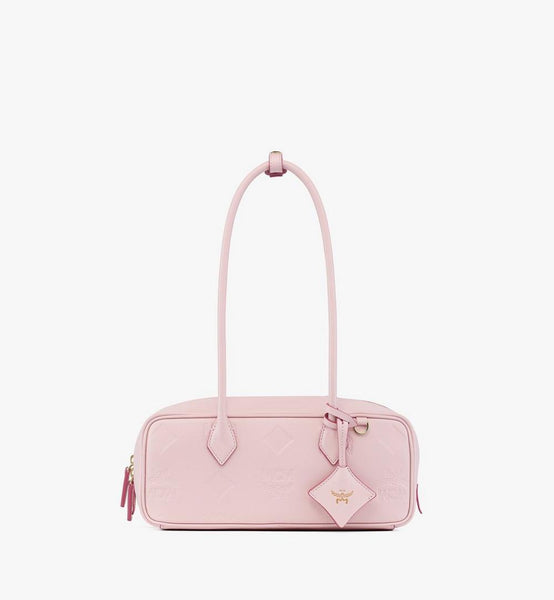 Aren East West Shoulder Bag in Maxi Monogram Leather image 1