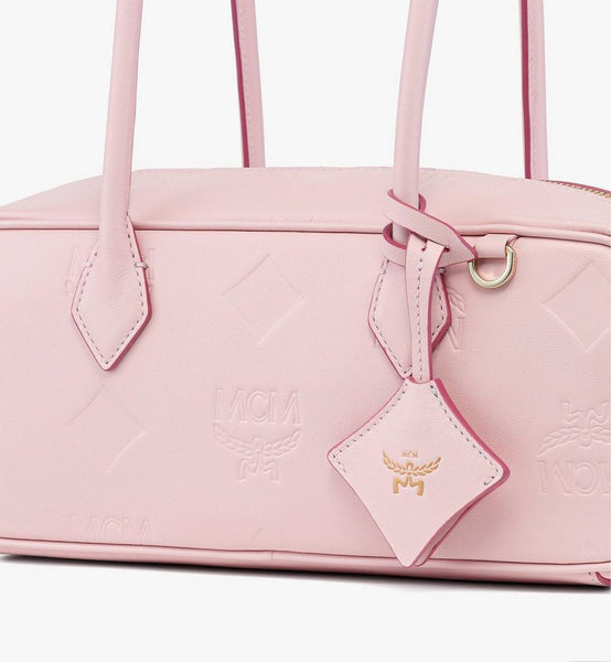 Aren East West Shoulder Bag in Maxi Monogram Leather image 5