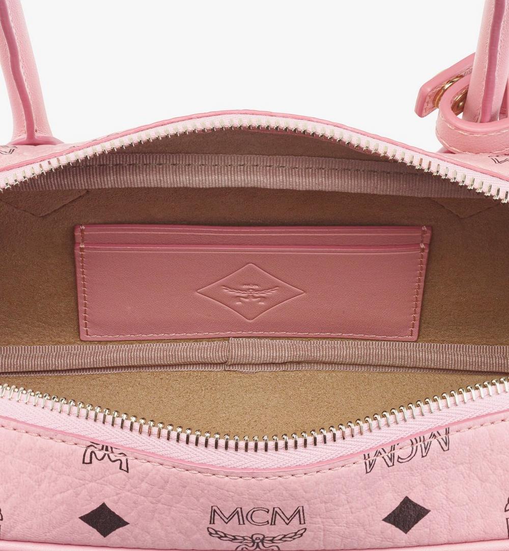 MWSGATA01PZ001-Aren East West Shoulder Bag in Visetos|Soft Pink