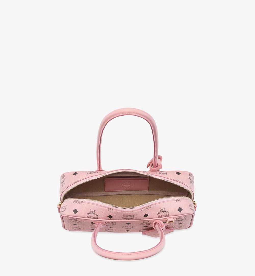 MWSGATA01PZ001-Aren East West Shoulder Bag in Visetos|Soft Pink