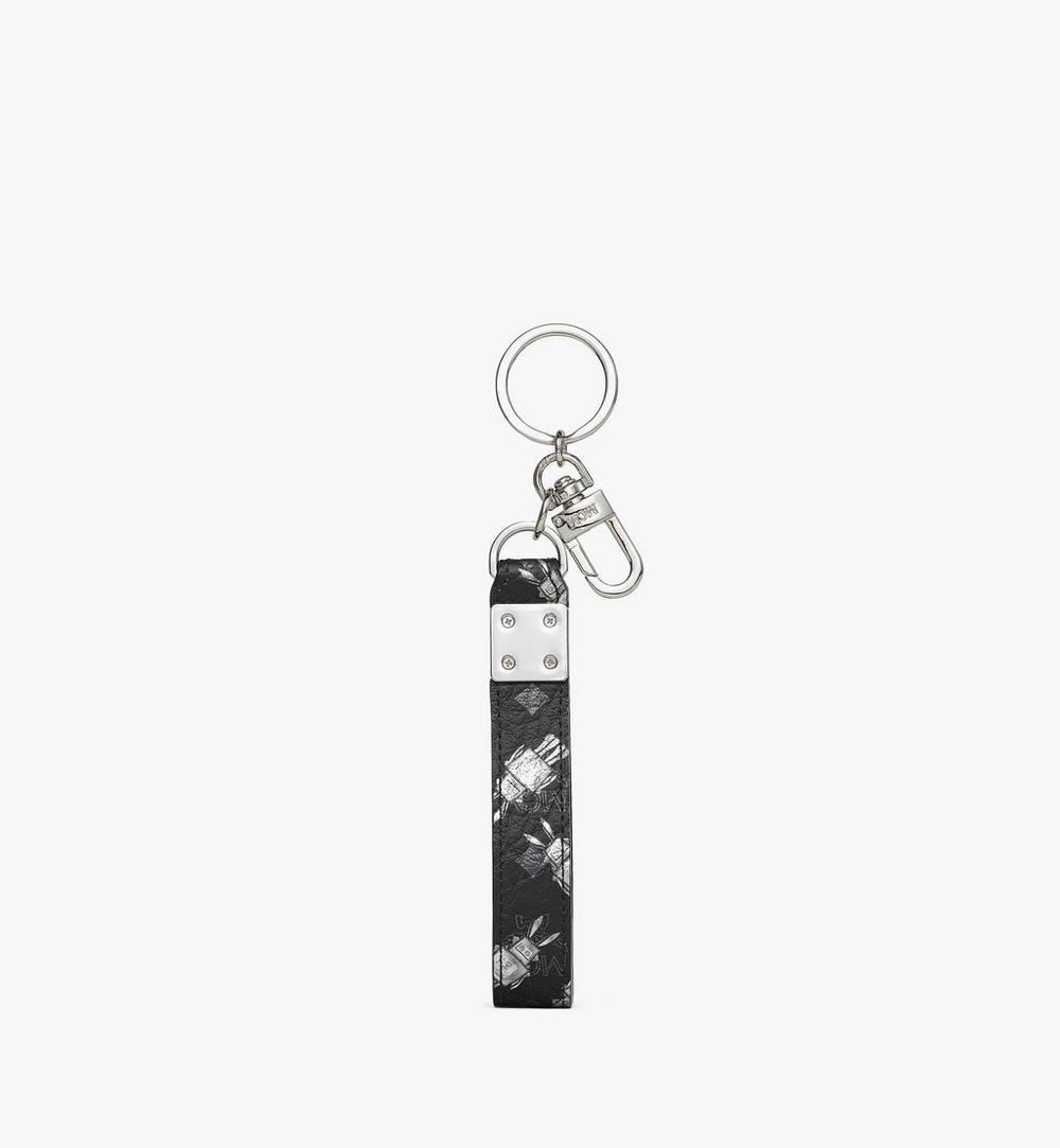 MXZGSTA07BK001-Aren Key Holder in Rabot Visetos|BLACK