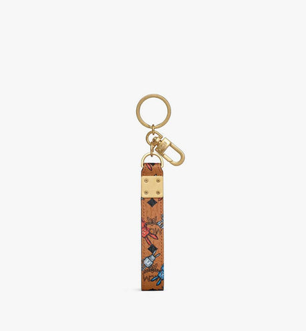 MXZGSTA06CO001-Aren Key Holder in Rabot Visetos|COGNAC
